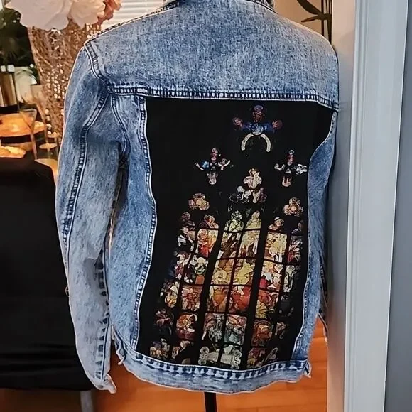 F21 men's denim jacket sz small - Picture 5 of 7